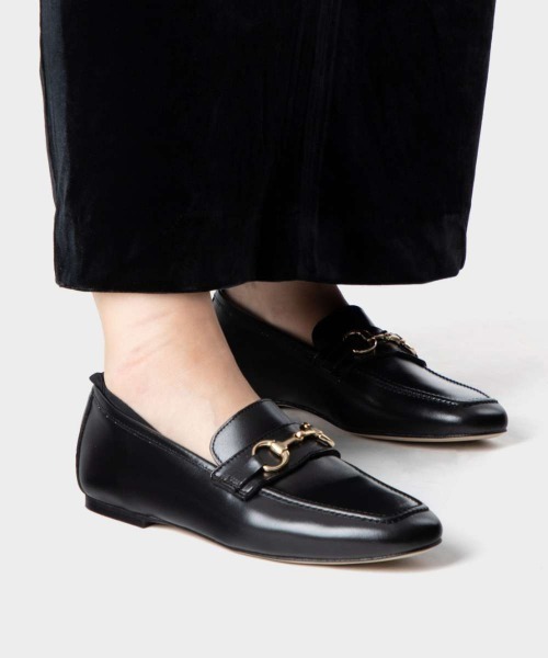 CORSO ROMA,9(コルソローマ)の「CORSO ROMA 9 PAOLA4011 BIT LOAFER コルソローマ パオラ ビットローファー ローファー(ローファー・レディース・ブラック・37/39/38/36)」の6枚目の写真