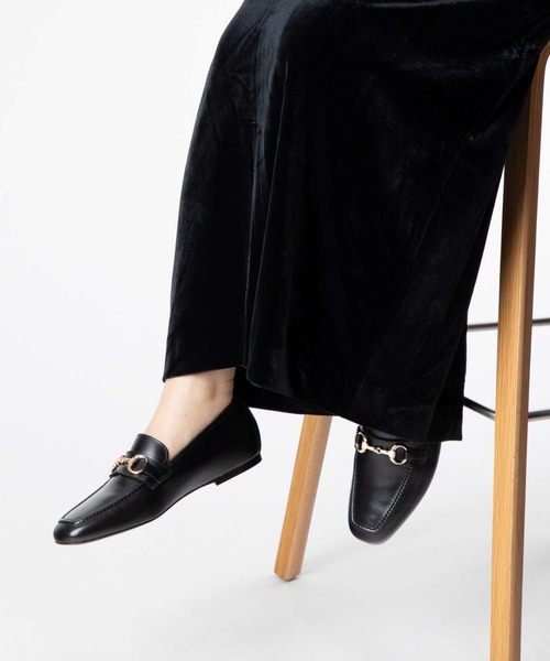 CORSO ROMA,9(コルソローマ)の「CORSO ROMA 9 PAOLA4011 BIT LOAFER コルソローマ パオラ ビットローファー ローファー(ローファー・レディース・ブラック・37/39/38/36)」の14枚目の写真