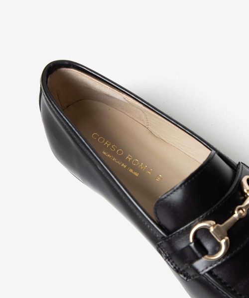 CORSO ROMA,9(コルソローマ)の「CORSO ROMA 9 PAOLA4011 BIT LOAFER コルソローマ パオラ ビットローファー ローファー(ローファー・レディース・ブラック・37/39/38/36)」の20枚目の写真