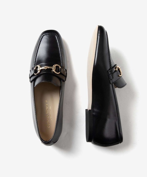 CORSO ROMA,9(コルソローマ)の「CORSO ROMA 9 PAOLA4011 BIT LOAFER コルソローマ パオラ ビットローファー ローファー(ローファー・レディース・ブラック・37/39/38/36)」の4枚目の写真