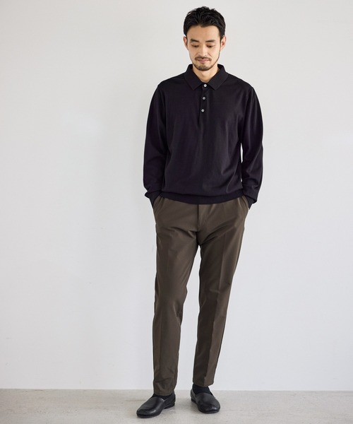 JUN STANDARD PICKS(ジュンスタンダードピックス)の「シルキータッチニットポロ(ポロシャツ・メンズ・ネイビー/ブラック・LL/L/M/S)」の10枚目の写真