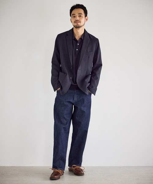 JUN STANDARD PICKS(ジュンスタンダードピックス)の「シルキータッチニットポロ(ポロシャツ・メンズ・ネイビー/ブラック・LL/L/M/S)」の15枚目の写真