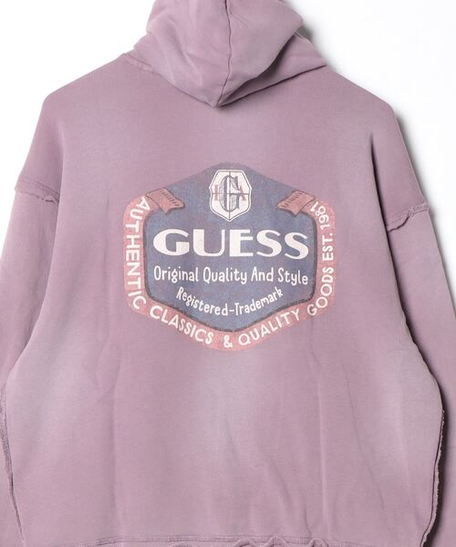 GUESS ゲス トレーナー パーカー レディース  ピンク GUESS Originals Graphic Boxy Hoodie パーカー | GUESS(ゲス) JAPAN