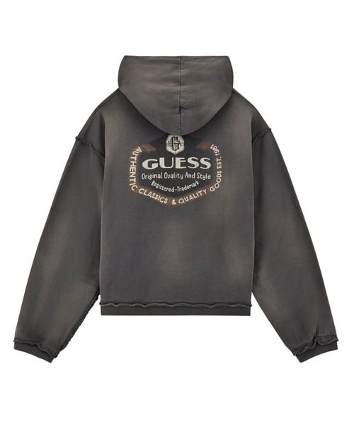 服/ファッション GUESS. U0040G3 GUESS Originals Graphic Boxy Hoodie パーカー | GUESS(ゲス) JAPAN