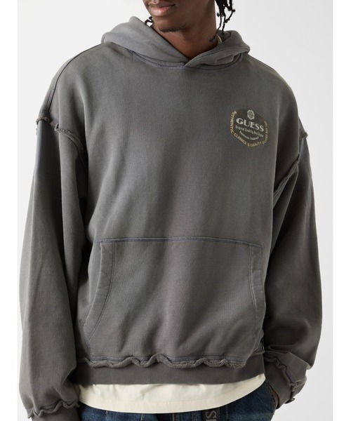 GUESS Originals Graphic Boxy Hoodie パーカー | GUESS(ゲス) JAPAN