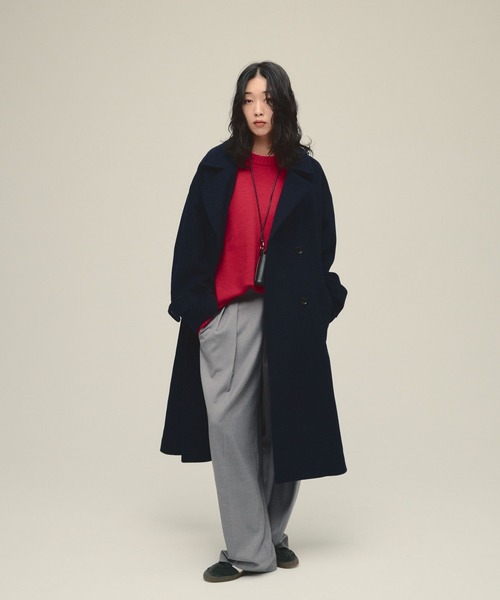 eL（エル）の「【eL】Wide Trouser Pants/599321（スラックス・レディース・グレー/ネイビー・FREE）」の19枚目の写真