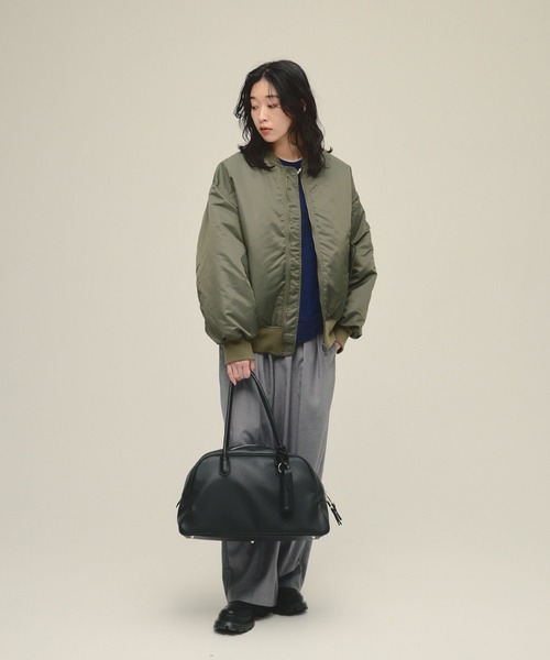eL（エル）の「【eL】Wide Trouser Pants/599321（スラックス・レディース・グレー/ネイビー・FREE）」の17枚目の写真