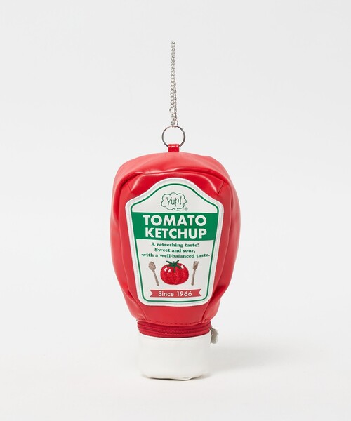 UNITED ARROWS(ユナイテッドアローズ)の「<yup!>SEASONING BOTTLE ポーチ(ポーチ・レディース・レッド/イエロー・FREE)」の2枚目の写真