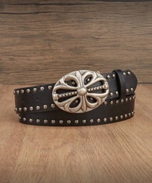 VIBGYOR | 【IZU】 スタッズレザーベルト シルバーコンチョ(ベルト)