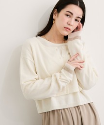 LE CERCLE par rope'(ルセルクルパーロペ)のカシミア混ニットアンサンブル(アンサンブル)