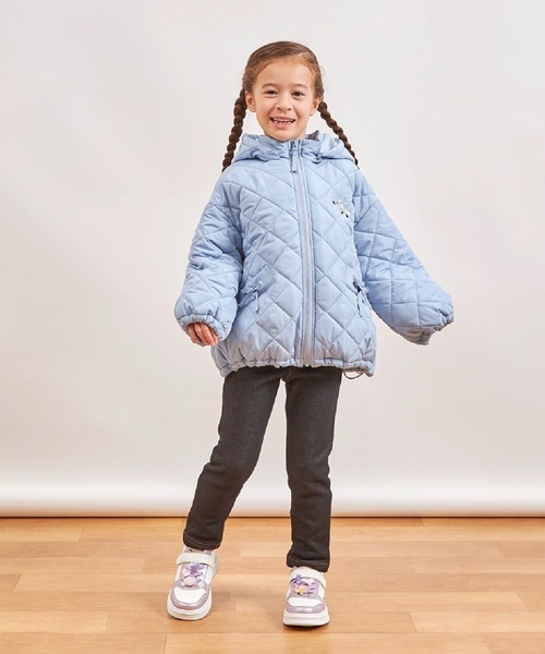 KP（ケーピー）の「【5WAY】フリースライナー付き中綿ジャケット（その他アウター・キッズ・ライトピンク/ブラック/サックスブルー・120cm/140cm/160cm/130cm/150cm）」の4枚目の写真