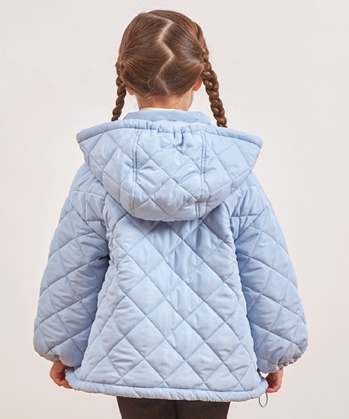 KP（ケーピー）の「【5WAY】フリースライナー付き中綿ジャケット（その他アウター・キッズ・ライトピンク/ブラック/サックスブルー・120cm/140cm/160cm/130cm/150cm）」の7枚目の写真