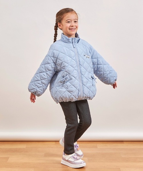 KP（ケーピー）の「【5WAY】フリースライナー付き中綿ジャケット（その他アウター・キッズ・ライトピンク/ブラック/サックスブルー・120cm/140cm/160cm/130cm/150cm）」の9枚目の写真