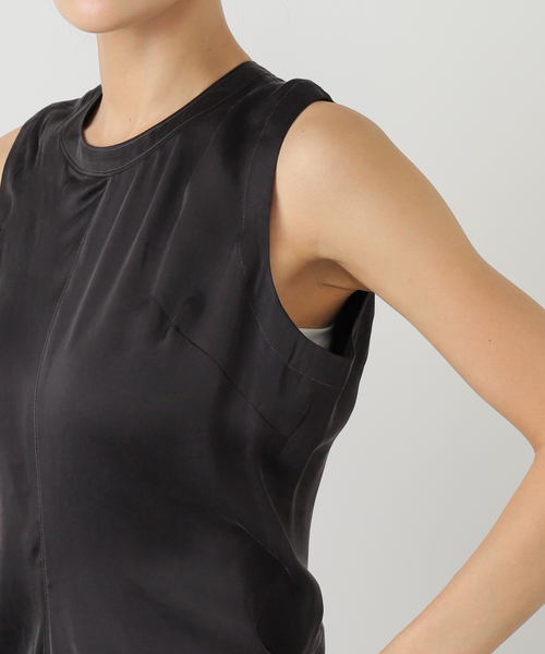 SAYAKADAVIS（サヤカディヴィス）の「SAYAKA DAVIS DRAPED WAIST DRESS VDR11-CST：ワンピース（ワンピース・レディース・ブラック・SMALL）」の7枚目の写真