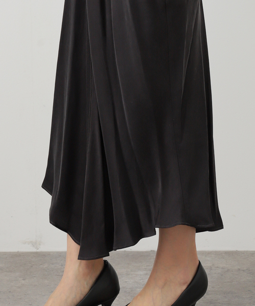 SAYAKADAVIS（サヤカディヴィス）の「SAYAKA DAVIS DRAPED WAIST DRESS VDR11-CST：ワンピース（ワンピース・レディース・ブラック・SMALL）」の8枚目の写真