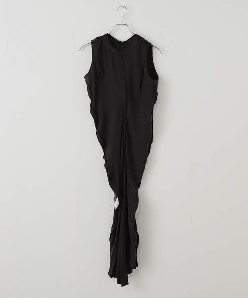 SAYAKADAVIS（サヤカディヴィス）の「SAYAKA DAVIS DRAPED WAIST DRESS VDR11-CST：ワンピース（ワンピース・レディース・ブラック・SMALL）」の11枚目の写真