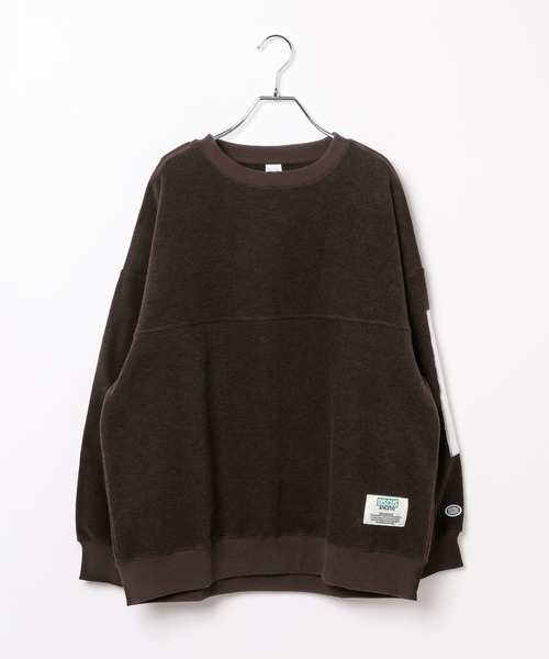 LEPSIM(レプシィム)の「【DISCUS/ディスカス】フリースパッチプルオーバー 595488(その他トップス・レディース・ブラック/アイボリー/レッド/ブラウン・FREE)」の4枚目の写真