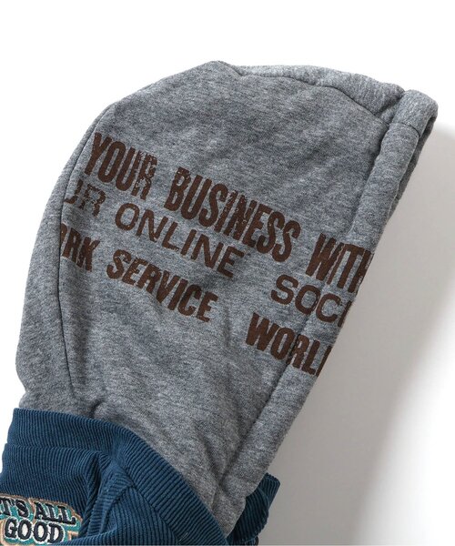 F.O.KIDS(エフオーキッズ)の「【ジュニア対応】裏ボアマウンテンジャケット(ブルゾン・キッズ・ネイビー/レインボー・90/100/110/120/130/140/150/160)」の9枚目の写真