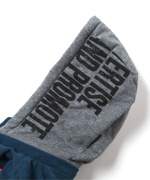 F.O.KIDS(エフオーキッズ)の「【ジュニア対応】裏ボアマウンテンジャケット(ブルゾン・キッズ・ネイビー/レインボー・90/100/110/120/130/140/150/160)」の10枚目の写真