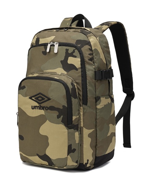 UMBRO(アンブロ)の「【umbro/アンブロ】刺繍ソフトバックパック(約25L)軽量 PC/A4対応(バックパック/リュック・メンズ・レオパード/カモフラージュ/ブラック・FREE)」の19枚目の写真