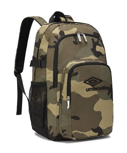 UMBRO(アンブロ)の「【umbro/アンブロ】刺繍ソフトバックパック(約25L)軽量 PC/A4対応(バックパック/リュック・メンズ・レオパード/カモフラージュ/ブラック・FREE)」の18枚目の写真