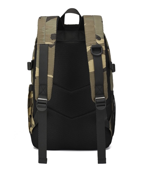 UMBRO(アンブロ)の「【umbro/アンブロ】刺繍ソフトバックパック(約25L)軽量 PC/A4対応(バックパック/リュック・メンズ・レオパード/カモフラージュ/ブラック・FREE)」の11枚目の写真