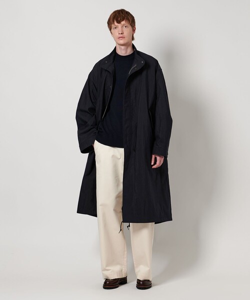 LOEFF(ロエフ)の「<LOEFF>オックス ミリタリー スタンドカラー コート UNISEX(その他アウター・レディース・ネイビー/ダークグレー・1/0/2)」の20枚目の写真