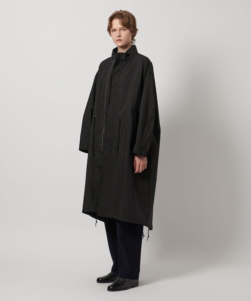 LOEFF(ロエフ)の「<LOEFF>オックス ミリタリー スタンドカラー コート UNISEX(その他アウター・レディース・ネイビー/ダークグレー・1/0/2)」の10枚目の写真