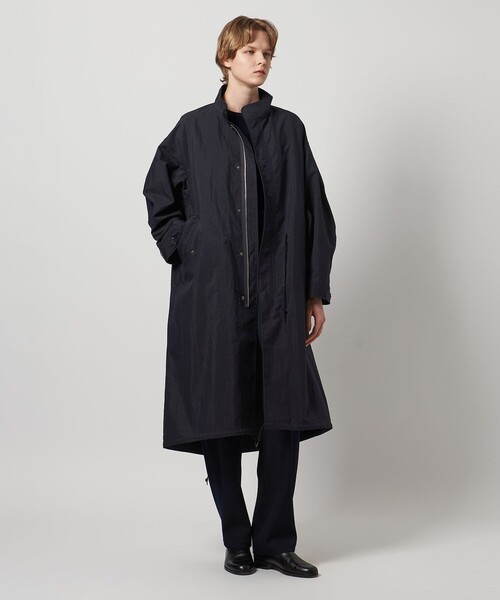 LOEFF(ロエフ)の「<LOEFF>オックス ミリタリー スタンドカラー コート UNISEX(その他アウター・レディース・ネイビー/ダークグレー・1/0/2)」の13枚目の写真