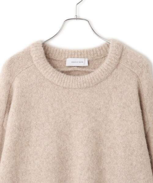 ADAM ET ROPE'(アダムエロペ)の「【サステナブル】YAKブレンドタートルニット&グローブ(ニット/セーター・レディース・ブラウン/ベージュ系その他2・FREE)」の12枚目の写真