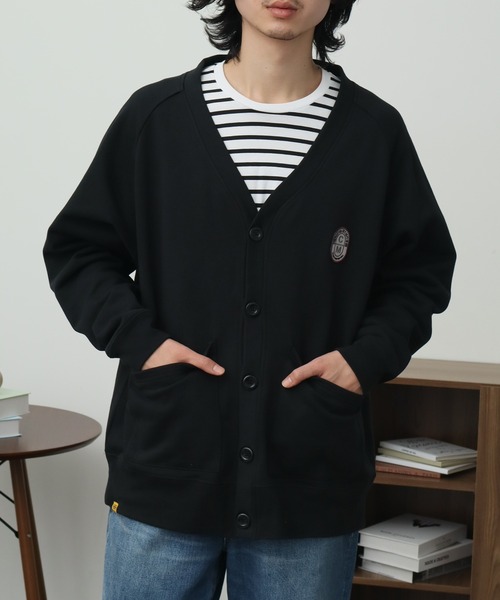 COBMASTER(コブマスター)の「【COBMASTER/コブマスター】裏毛 刺繍×プリント カーディガン(カーディガン/ボレロ・メンズ・ブラック/オートミール/ブラウン・M(38)/L(40)/XL(42))」の12枚目の写真