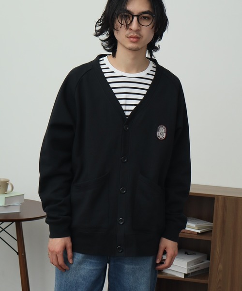 COBMASTER(コブマスター)の「【COBMASTER/コブマスター】裏毛 刺繍×プリント カーディガン(カーディガン/ボレロ・メンズ・ブラック/オートミール/ブラウン・M(38)/L(40)/XL(42))」の13枚目の写真