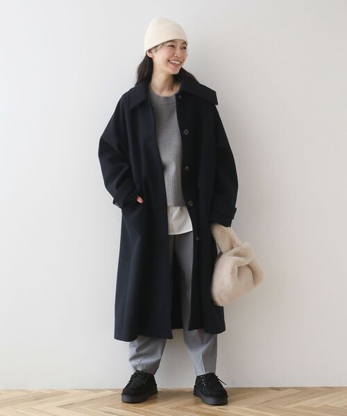 Green　Parks（グリーンパークス）の「ETS.ミンク風ファーミニトートバック（トートバッグ・レディース・アイボリー/チャコールグレー・FREE）」の19枚目の写真