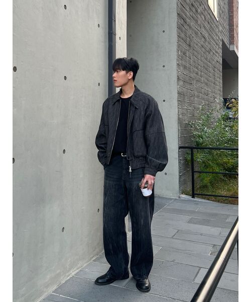 MUSINSA STANDARD（ムシンサスタンダード）の「リラックスフィットクルーネックTシャツ[ブラック]（Tシャツ/カットソー・メンズ・その他・XX-LARGE/XXX-LARGE/SMALL/MEDIUM/LARGE/X-LARGE）」の21枚目の写真