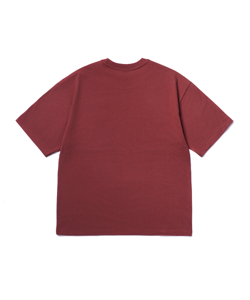 GAKKAI UNIONS(ガッカイユニオンズ)の「カットオフステッチ半袖Tシャツバーガンディ(Tシャツ/カットソー・レディース・その他・MEDIUM/LARGE)」の3枚目の写真