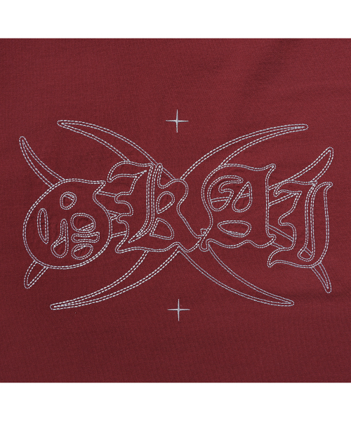 GAKKAI UNIONS(ガッカイユニオンズ)の「カットオフステッチ半袖Tシャツバーガンディ(Tシャツ/カットソー・レディース・その他・MEDIUM/LARGE)」の5枚目の写真