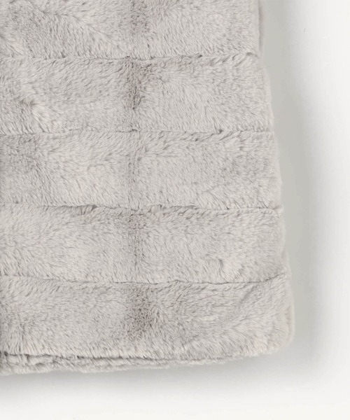 NICOLE white（ニコルホワイト）の「リバーシブルファーベスト（ベスト・レディース・グレー/ブラウン/ベージュ/ブラック・FREE）」の15枚目の写真