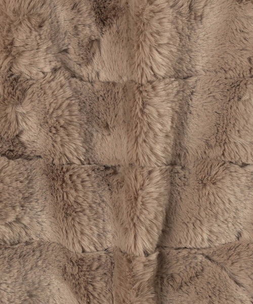 NICOLE white（ニコルホワイト）の「リバーシブルファーベスト（ベスト・レディース・グレー/ブラウン/ベージュ/ブラック・FREE）」の18枚目の写真