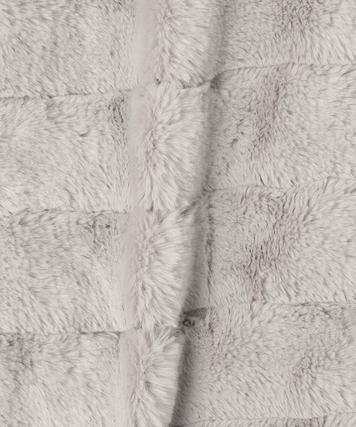 NICOLE white（ニコルホワイト）の「リバーシブルファーベスト（ベスト・レディース・グレー/ブラウン/ベージュ/ブラック・FREE）」の22枚目の写真