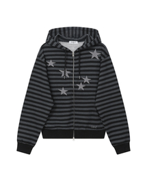 BAUF（バウフ）の「Star Symbol Hoodie [Stripe]（パーカー・メンズ）」