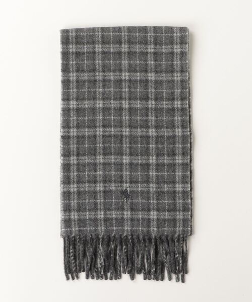 リバーシブル ウールブレンド スカーフ（マフラー）｜POLO RALPH