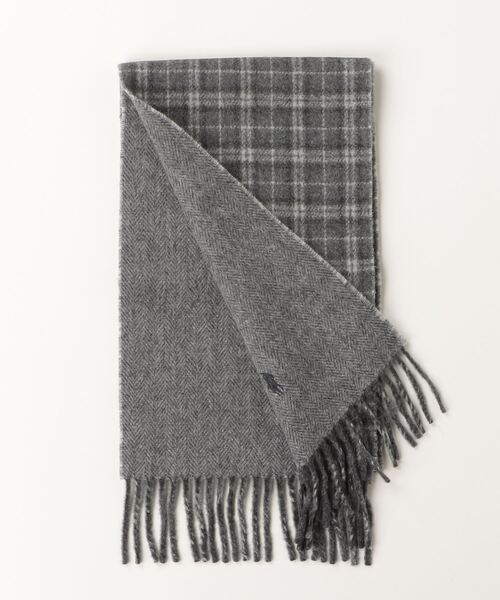 リバーシブル ウールブレンド スカーフ（マフラー）｜POLO RALPH