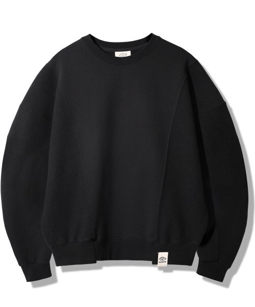 GUBIN(グビン)の「リバースパターンスウェットシャツ - ブラック(スウェット・レディース・その他・MEDIUM/LARGE)」の1枚目の写真