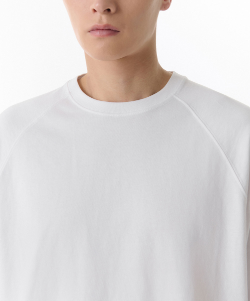 MUSINSA STANDARD（ムシンサスタンダード）の「リラックスドラグランTシャツ[ホワイト]（Tシャツ/カットソー・メンズ・その他・SMALL/MEDIUM/LARGE/X-LARGE/XX-LARGE/XXX-LARGE）」の3枚目の写真