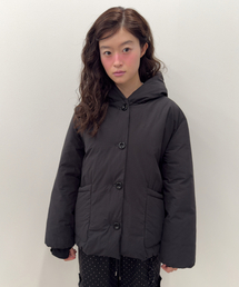 TYPESERVICE（タイプサービス）の「Cotton Hooded Puffer Jacket [Black]（ダウンジャケット/コート）」