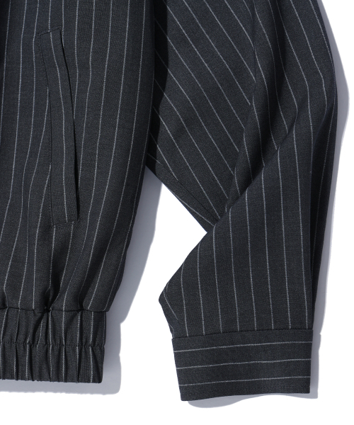YOUHEE（ユヒ）の「PIN STRIPE BOMBER JACKET CHARCOAL（その他アウター・レディース・その他・FREE）」の7枚目の写真