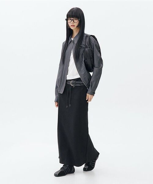 YOUHEE（ユヒ）の「PIN STRIPE BOMBER JACKET CHARCOAL（その他アウター・レディース・その他・FREE）」の10枚目の写真