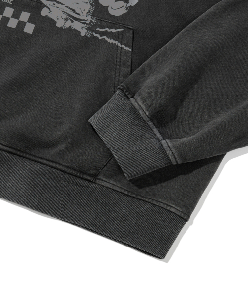 TRILLION(トリリオン)の「スケートボードピグメントグラフィックオーバーフィットフード(CHARCOAL)(パーカー・レディース・その他・SMALL/MEDIUM/LARGE/X-LARGE)」の8枚目の写真