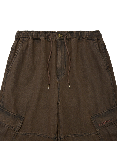 Wacky WiLLy(ワッキーウィリー)の「イージーカーゴデニムパンツブラウン(デニムパンツ・レディース・その他・SMALL/MEDIUM/LARGE)」の4枚目の写真