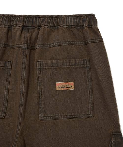 Wacky WiLLy(ワッキーウィリー)の「イージーカーゴデニムパンツブラウン(デニムパンツ・レディース・その他・SMALL/MEDIUM/LARGE)」の7枚目の写真